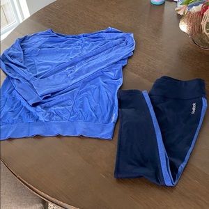 Reebok workout outfit